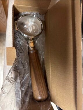 Breville Naked Portafilter 58 with Dark Wood Handle